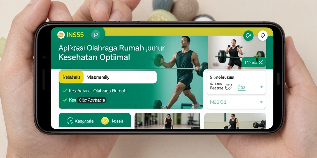 Antarmuka aplikasi INS55 yang intuitif dan mudah digunakan.