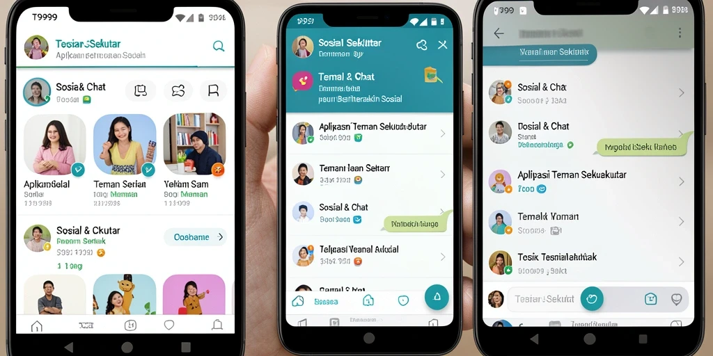 Screenshot aplikasi T9999 menunjukkan antarmuka pengguna yang menarik dan mudah digunakan.